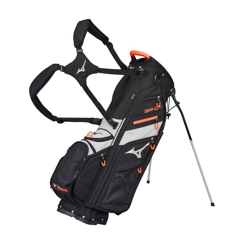 Mochila Mizuno BR-D4 14-Way Stand - Homem - Pretas/Cinzentas - WGJZX3084